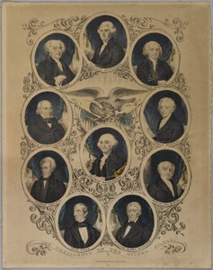 Presidents of the United States by Nathaniel Currier